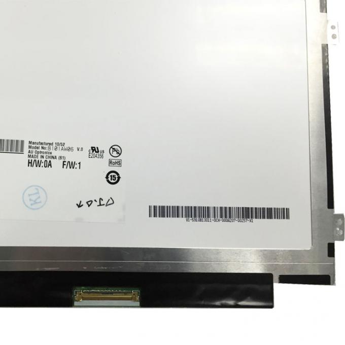 Tela de exposição larga B101AW06 do painel LCD/portátil de 10,1 polegadas 1024x600 para Lenovo